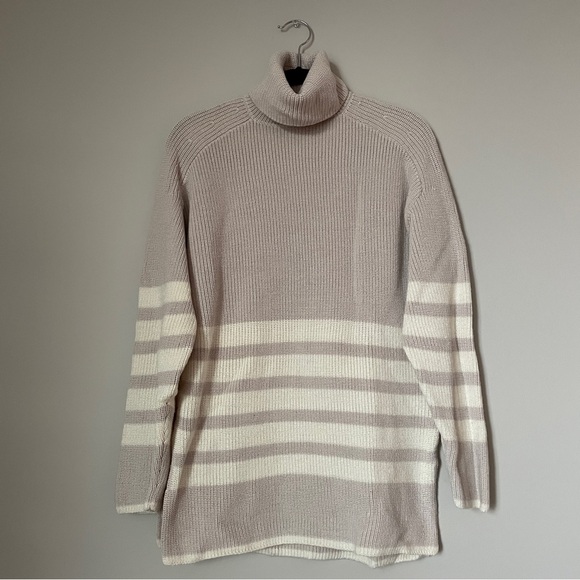 COS Striped Turtleneck Sweater - Picture 1 of 7